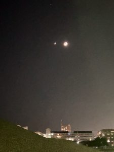 【大阪】金星が月の近くに！